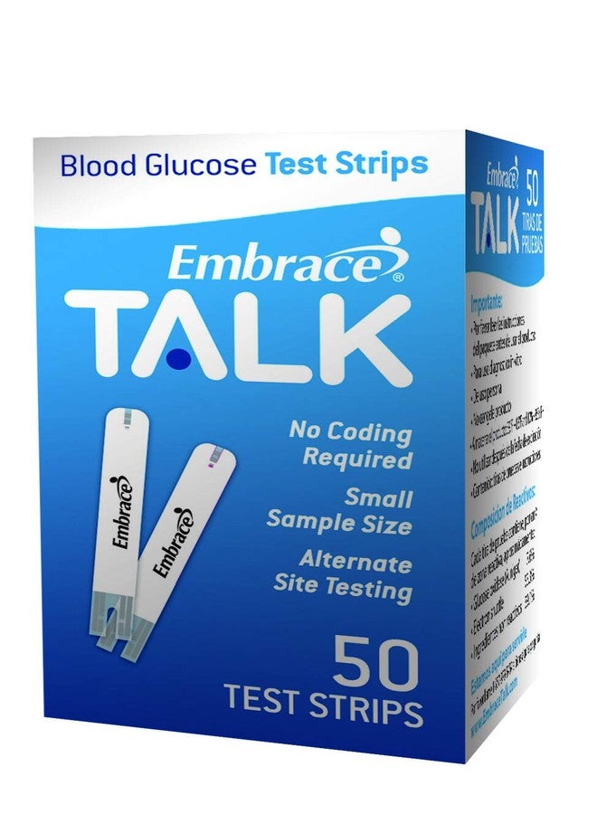 embrace Omnis Health Embrace Blood Glucose Test Strips, 50ct - Image 1